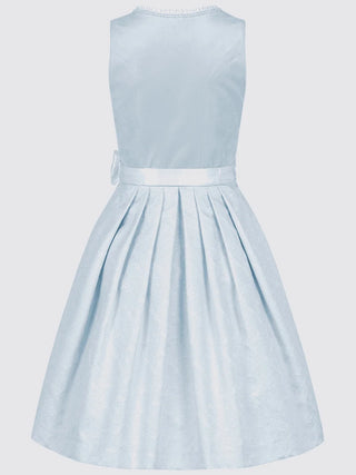 Damen Oktoberfest Dirndl Kleid | Schnüroberteil & Schleifen-Schürze