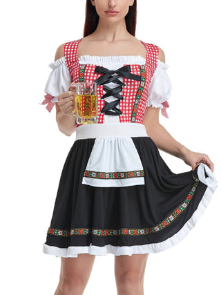 Dámské dirndl šaty na Oktoberfest | Mini