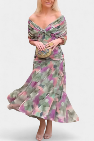 Damen Schulterfreies Abendkleid | Maxi