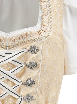 Damen Oktoberfest Dirndl Kleid | Knielänge