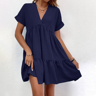Damen Sommerkleid Boho Leicht Verspielt | Midi