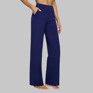 Damen Hose mit Weitem Bein | Lässig