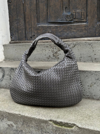 Damen Geflochtene Hobo Tasche | Groß