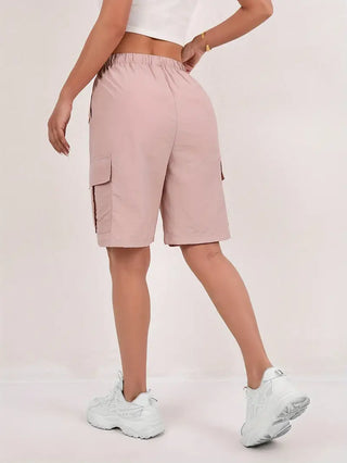 Damen Cargo Shorts | Mit Kordelzug