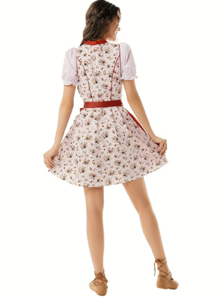 Damen-Dirndl Oktoberfest | Schürze & Oberteil