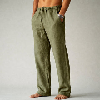 Herren Casual Hose mit Kordelzug | Lockere Passform