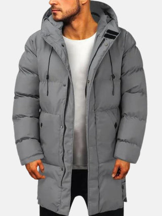 Herren Winter Daunenjacke | Mit Kapuze Lang Casual