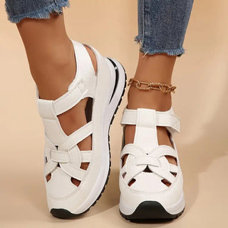 Women's Orthopedic Walking Cross Strap Sandals | Platform