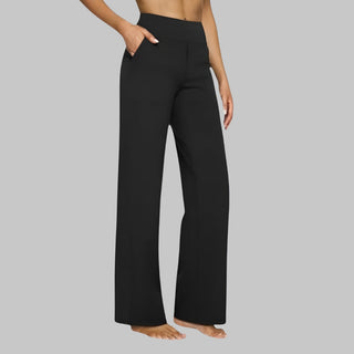 Damen Hose mit Weitem Bein | Lässig