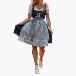 Vestido tradicional bávaro para mujer para el Oktoberfest | Vestido dirndl
