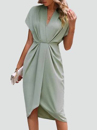 Damen Abendkleid mit V-Ausschnitt | Midi