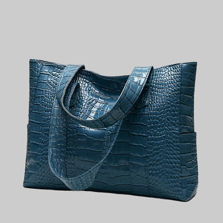Women's Large Shoulder Bag | Embossed Tote