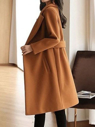 Women's Winter Trench Coat | Belt Design