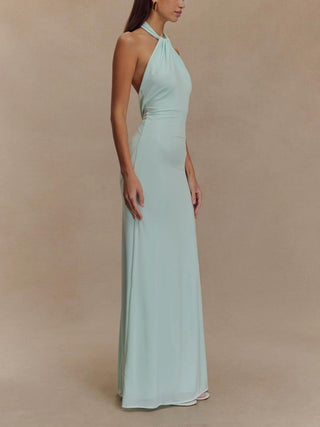 Robe de soirée dos nu femme | maxi