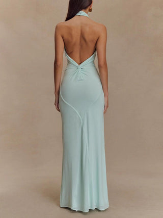 Robe de soirée dos nu femme | maxi