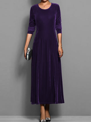 Robe de soirée à manches longues pour femme | Maxi