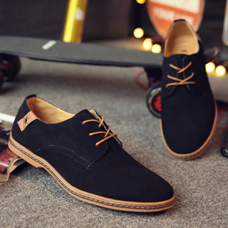 Men's Lace Oxford Shoes | Low Heel