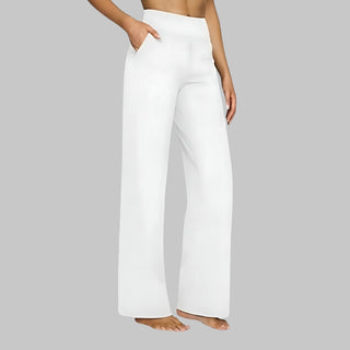 Damen Hose mit Weitem Bein | Lässig