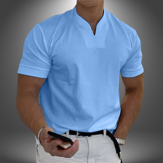 Camiseta para hombre con escote en V | Casual