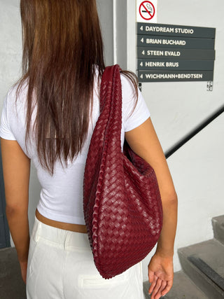 Damen Geflochtene Hobo Tasche | Groß