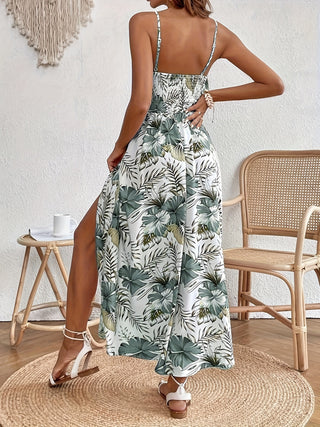 Robe d'été pour femmes à bretelles spaghetti | maxi