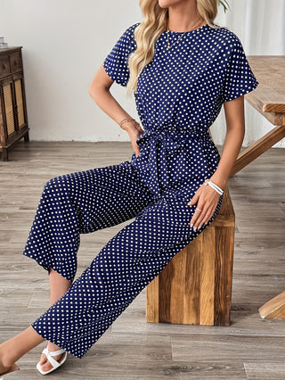 Combinaison d'été décontractée femme | Jambe large