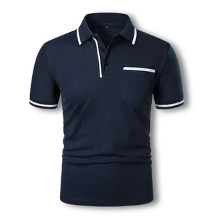 Men's Short Sleeve Polo Shirt | Contrast