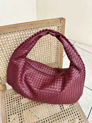 Damen Geflochtene Hobo Tasche | Groß