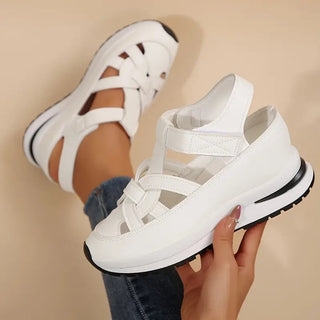Women's Orthopedic Walking Cross Strap Sandals | Platform