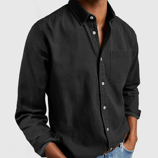 Men casual shirt with buttons | long sleeve
