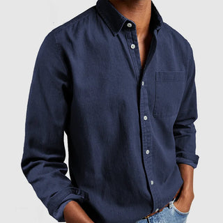 Men casual shirt with buttons | long sleeve