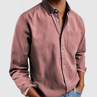 Men casual shirt with buttons | long sleeve