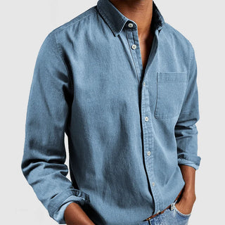 Men casual shirt with buttons | long sleeve
