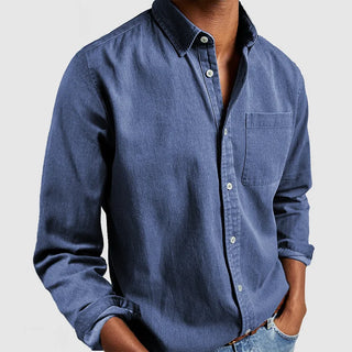 Men casual shirt with buttons | long sleeve