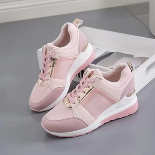 Lina | Damen Orthopädische Sneaker | Komfort Keilabsatz Rosa