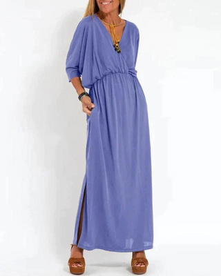 Robe d'été avec poches pour femme | Maxi