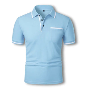 Men's Short Sleeve Polo Shirt | Contrast