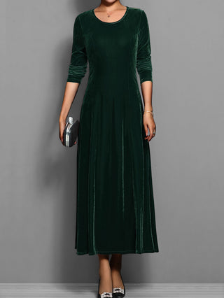 Robe de soirée à manches longues pour femme | Maxi