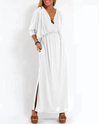 Robe d'été avec poches pour femme | Maxi