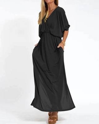 Robe d'été avec poches pour femme | Maxi