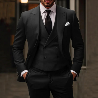 Men's Three-Piece Suit | Double-Breasted