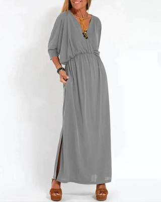 Robe d'été avec poches pour femme | Maxi