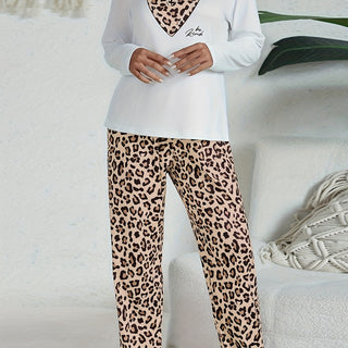 Damen Pyjama Set | Langarm Oberteil & Hose