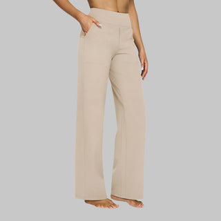 Damen Hose mit Weitem Bein | Lässig