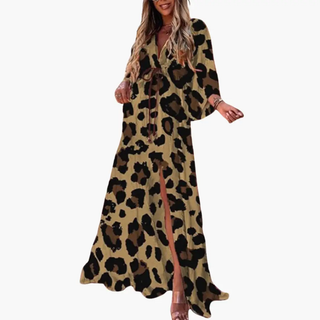 Women’s Summer Dress with V-Neck | Maxi