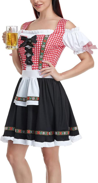Dámské dirndl šaty na Oktoberfest | Mini
