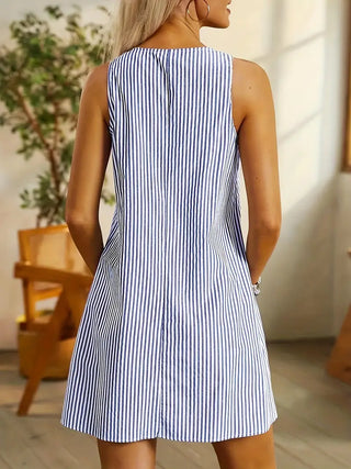 Women's Striped Dress | Pocket Mini