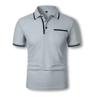 Men's Short Sleeve Polo Shirt | Contrast