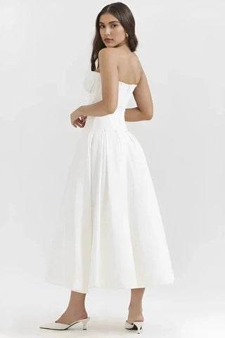 Robe de soirée élégante bustier pour femme | Midi