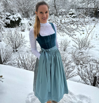 Disfraz vintage del Oktoberfest para mujer | Vestido dirndl bávaro